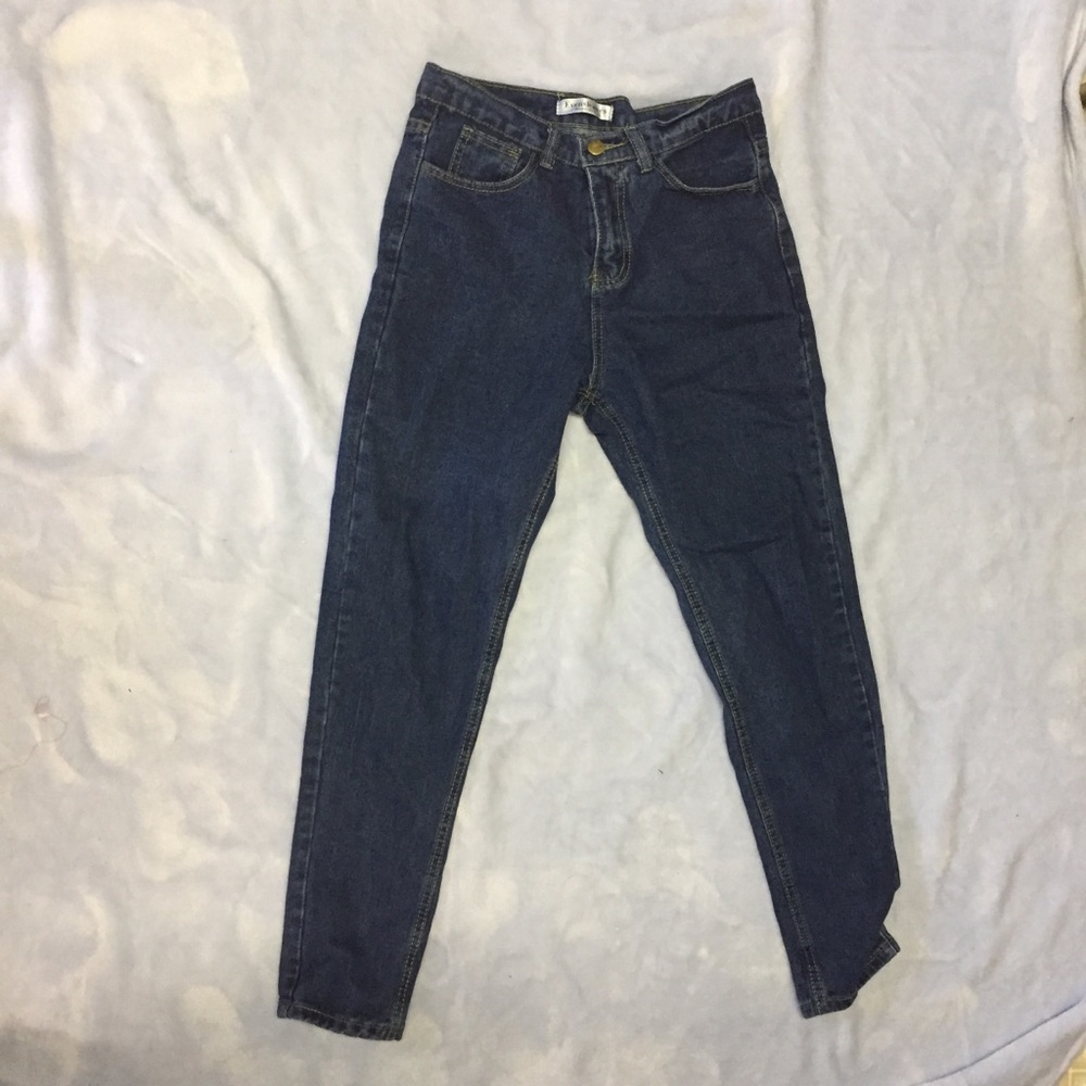 Dark Mom Jeans